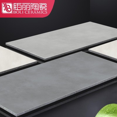 简约素色微水泥600*1200瓷砖现代质感哑光仿古砖客餐厅防滑地板砖图1