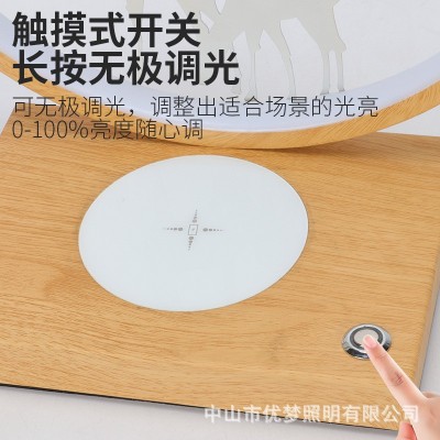 批发网红智能无线充电触摸台灯结婚礼物卧室床头灯创意浪漫温馨   1个图4