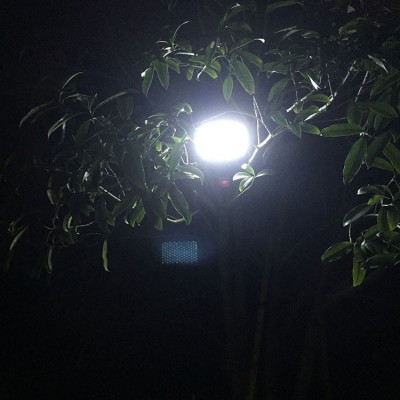 跨境铝壳12０led人体太阳能感应灯楼梯灯过道灯车库灯3.7V 7.4V   1只图4