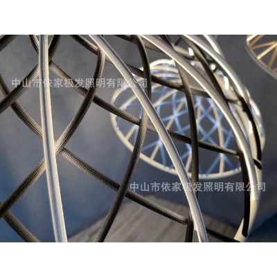 意大利Flos原版复刻SKynest艺术客厅吊灯现代简约餐厅编织绳灯具    1支图4