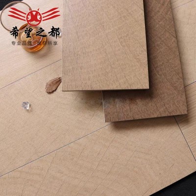 复古年轮木纹砖客厅卧室原木色仿实木地板砖日式民宿酒店防滑瓷砖图2
