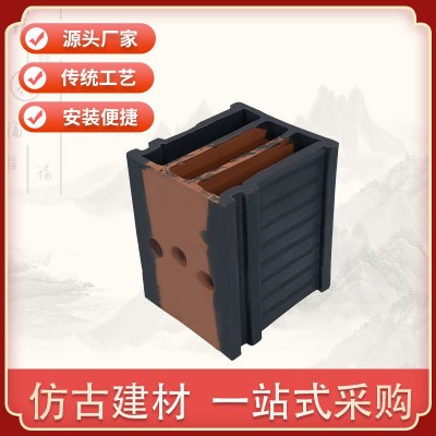 脊瓦 甘蔗脊 垂脊 正吻 凤尾 翘角 吻兽仿古瓦配件厂家供应图2