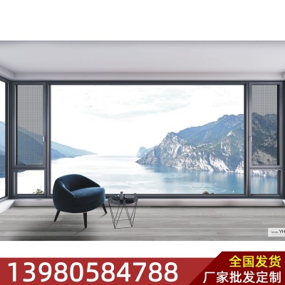 阳台封窗平开窗|断桥平开窗|断桥隔音平开窗|断桥隔热平开窗图4