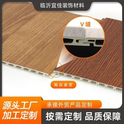 批发集成墙板吊顶竹木纤维护墙板新型快装材料竹木纤维集成墙板图2