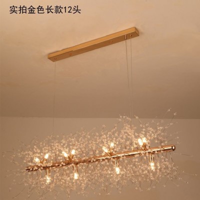 爆款现代简约满天星蒲公英水晶吊灯客厅灯楼梯卧室餐厅客厅卧室灯图4