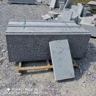 天然青石板碎拼石板冰裂纹仿古石材青石板碎拼图4