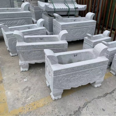 福建天然石材花岗岩石栏杆石凳子石桌石香炉雕刻异形石材厂家加工图4
