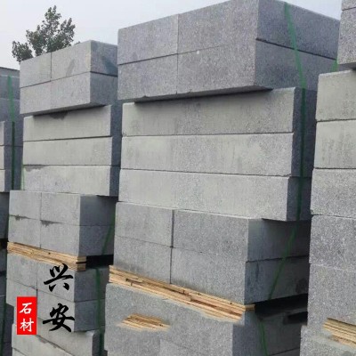 厂家供应芝麻白芝麻灰路牙石马路侧石路牙石花岗岩路缘石路沿石图2