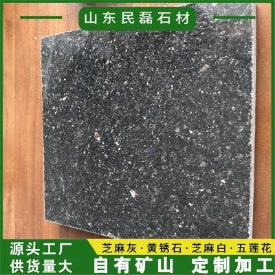 黑金沙地铺板市政工程板景观广场光面石板飘窗台面桌磨光板石材厂图4