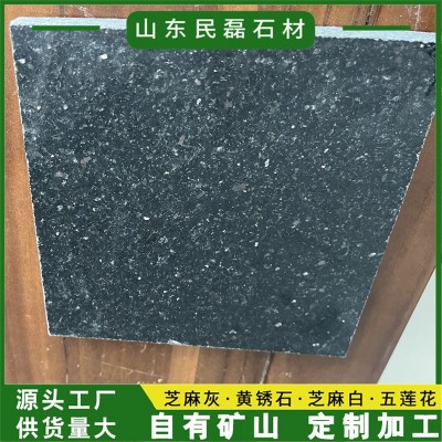 黑金沙地铺板市政工程板景观广场光面石板飘窗台面桌磨光板石材厂图3