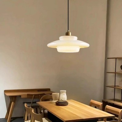 美式工业风玻璃单头床头吧台民宿前台小洋楼工作室卧室餐厅 小吊灯图4