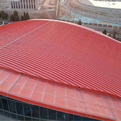 铝镁锰合金瓦 0.9厚65-500型直立锁边金属屋面板 铝镁锰外墙面板图5