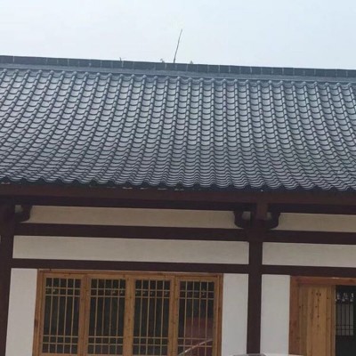 加工仿古铝瓦 铝镁锰筒瓦 老房翻新寺庙古建琉璃瓦 铝镁锰合金瓦图3
