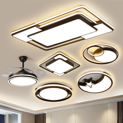 全屋灯具套餐卧室房间客厅简约led吸顶灯照明家装灯饰批发餐厅