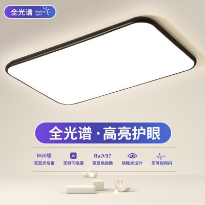 客厅灯现代简约大气新款主灯led吸顶灯流行大灯办公护眼灯具图1