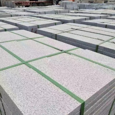 支持定制 黄金麻外墙干挂 芝麻灰立道牙 荔枝面火烧板公园广场图3
