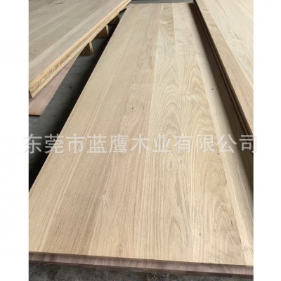 定制批量白橡木板材实木整板aa级直拼板纯实木地板家具沙 发书柜图2