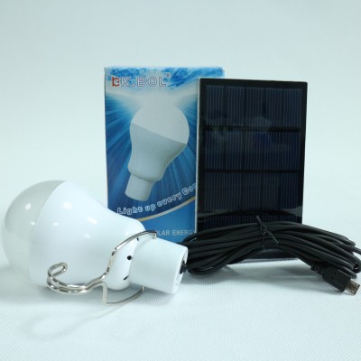 家用便携太阳能灯泡LED充电灯户外照明手提营地帐篷野营应急灯图5