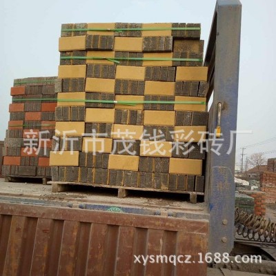 予制小区道路彩砖 水泥混凝土地砖 西班牙釉面地砖 园林砖      300平方米图4