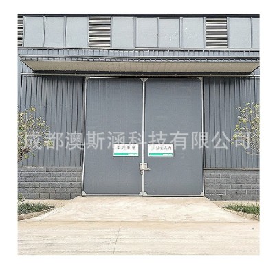 双扇推拉门 工业平移门 厂房电动推拉门 车间彩钢板工业推拉门图5