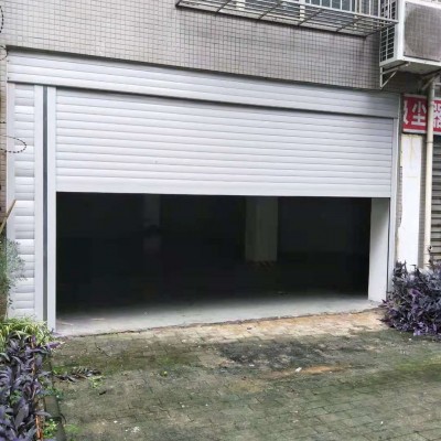 四川生产厂家批发铝合金电动自动卷帘门工厂商铺卷闸门包测量安装图2