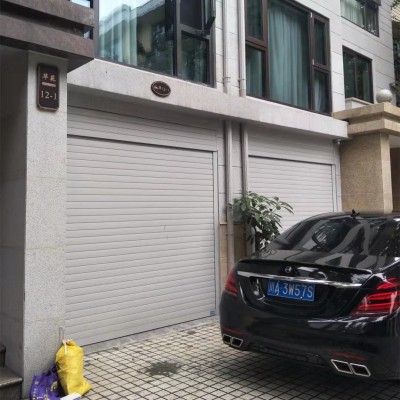 厂家批发电动铝合金欧式卷帘门防盗高端别墅车库门四川包测量安装图4
