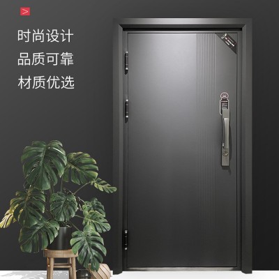 甲级防盗门简约家装入户门甲级入户门轻奢防盗门钢质入户门安全门     1扇图2