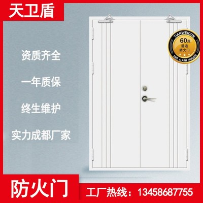 高品质防火门甲级乙级丙级钢制木质安全消防门工程四川工厂直销     1平方米