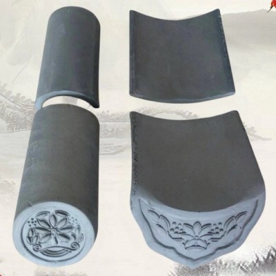 天然青石仿古瓦树脂瓦一体中式古风屋檐装饰瓦片古建门头瓦片围墙图4