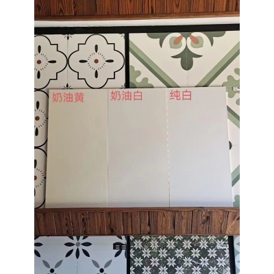 厂家供应体300*600厨房卫生间网红奶油白奶油黄花鸟飞燕花片花砖图2