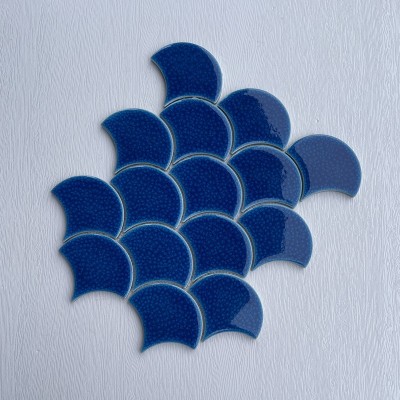厂家游泳池专用马赛克瓷砖水晶玻璃鱼池水池泳池卫生间浴池系列1图2