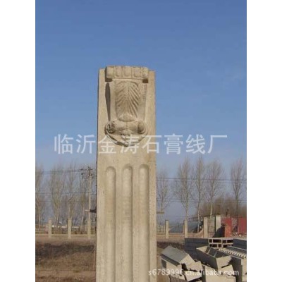 定做别墅，酒店外墙GRC水泥罗马柱，檐子图4