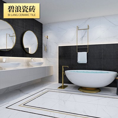 深色通体大理石瓷砖 仿古砖600*600水磨石哑光岩板砂岩工程地板砖图3