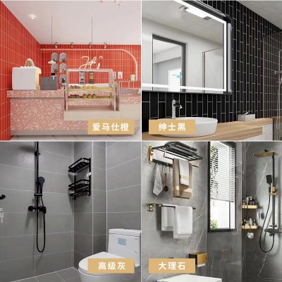 SPC石晶仿瓷砖护墙板装饰板碳晶板防水阻燃酒店卫生间翻新墙板图3