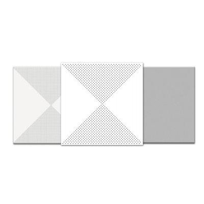 集成吊顶铝扣板600x600商场办公室厂房工程学校天花大板批发图5