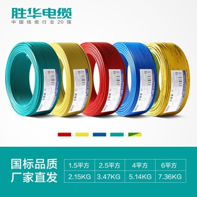胜华软电线家装BVR1.5/2.5/4/6平方多芯软线铜芯多股软线厂家图3