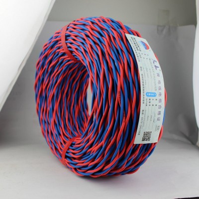 永久花线双绞线ZR-RVS2*0.75/2.5/1.5/1平方铜芯线 音箱线软电线图2