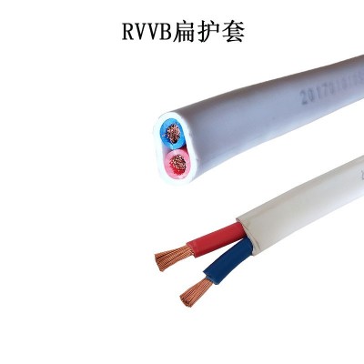RVVB2X2.5 4平方软护套铜芯扁形平行线电线电缆 二芯 电源绝缘导线图3