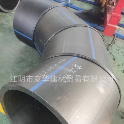 PE对接90°弯头 PE1000对接90°弯头 PE焊制管件1000 PE90°弯头图4