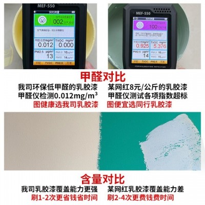 内墙乳胶漆墙面漆翻新自刷净味三合一彩色涂料粉刷室内精 选家用漆图4