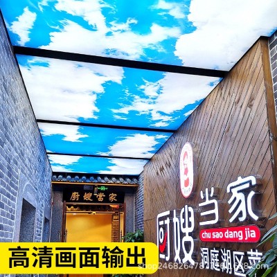 软膜天花吊顶全国承接工程A级B1级防火膜政府学校办公楼酒店家装图4
