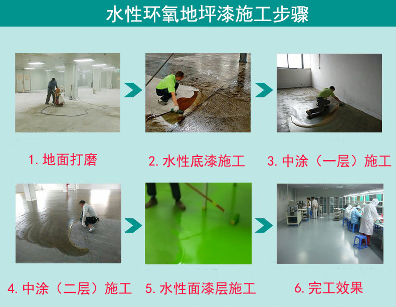 水性环氧平涂施工流程1