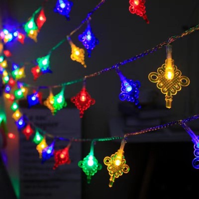LED装饰红灯笼 新年春节装饰彩灯元宵节布置中国结灯串插电小灯笼图5