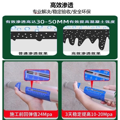 混凝土回弹增强剂高效渗透提升水泥表面强度砼混泥土增强剂图2