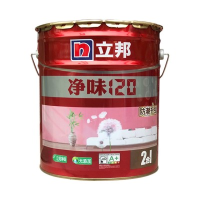 立邦乳胶漆净味120二合一内墙面漆白色涂料 家用自刷水性室内漆     1桶图5