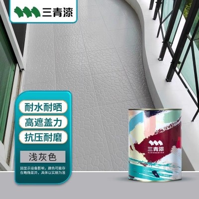 厂家直销三青漆瓷砖改色漆地砖翻新卫生间厕所地面地板防 水瓷砖漆      10桶图2