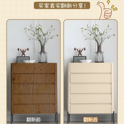 三青水性木器漆三清漆木质家具翻新漆家用柜子涂料翻新改 色漆批发     10桶图3