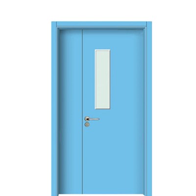 隔音钢质门净化门静电喷涂内外开钢化视窗森森生产厂家包安装图5