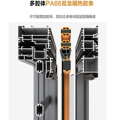 凤铝112系列2.0厚性能系统窗别墅平开窗封阳台自建房断桥平开窗图2