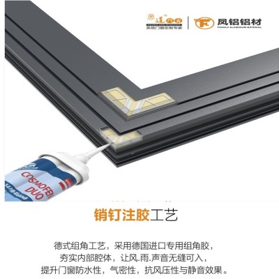 凤铝112系列2.0厚性能系统窗别墅平开窗封阳台自建房断桥平开窗图5